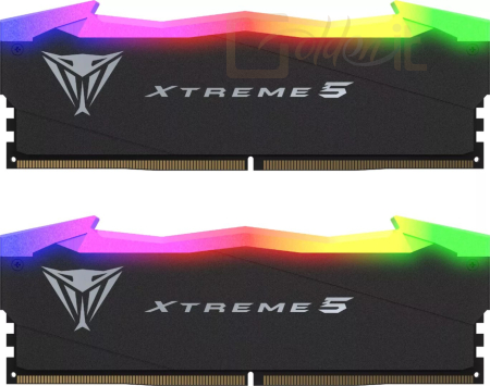 RAM Patriot 32GB DDR5 7600MHz Kit(2x16GB) Viper Xtreme 5 RGB Black - PVXR532G76C36K