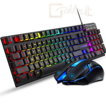 Billentyűzet FOREV FV-Q305S RGB Gaming Keyboard Combo Balck HU - FV-Q305S
