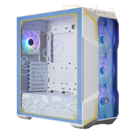 Ház Cooler Master MasterBox TD500 Mesh V2 Chun-Li Tempered Glass White - TD500V2-WGNN-SCL