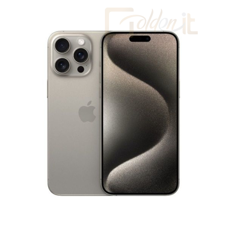 Mobil készülékek Apple iPhone 15 Pro 128GB Natural Titanium - MTUX3