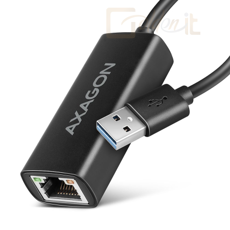 Hálózati eszközök AXAGON ADE-AR USB-A Gigabit Ethernet Adapter Black - ADE-AR