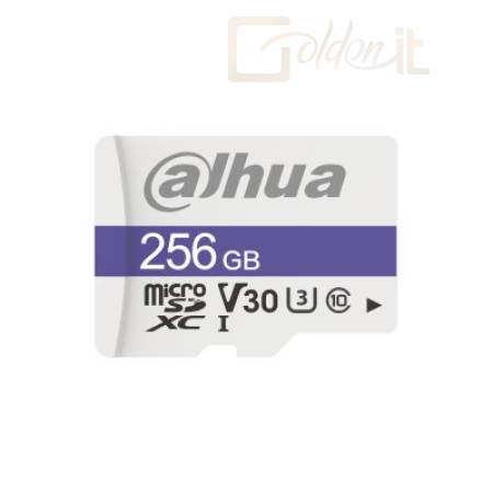 USB Ram Drive Dahua 256GB microSDXC C100 Class 10 U3 V30 adapter nélkül - DHI-TF-C100/256GB
