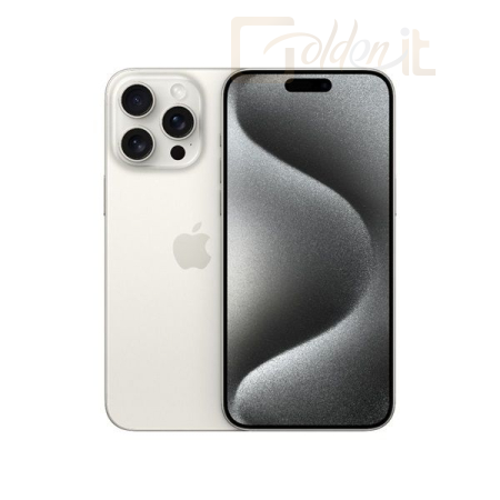 Mobil készülékek Apple iPhone 15 Pro Max 256GB White Titanium - MU783