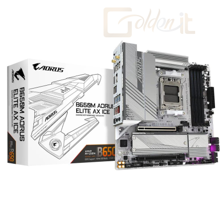 Alaplapok Gigabyte B650M AORUS ELITE AX ICE - B650M AORUS ELITE AX ICE