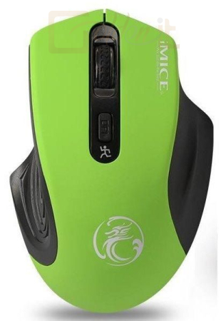 Egér iMICE E-1800 Wireless Mouse Green - 6920919256227
