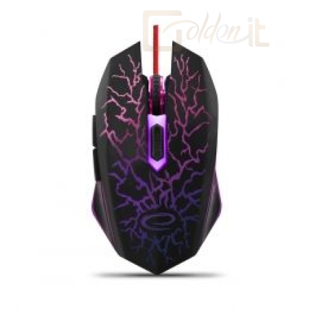 Egér Esperanza MX211 Wired Gaming Mouse 6D Lightning Black - EGM211R