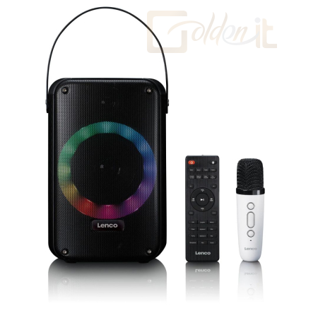 Hangfal Lenco BTC-060BK Karaoke system with Bluetooth Black - BTC-060BK