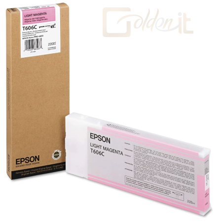 Nyomtató - Tintapatron Epson T606C Light Magenta tintapatron - C13T606C00
