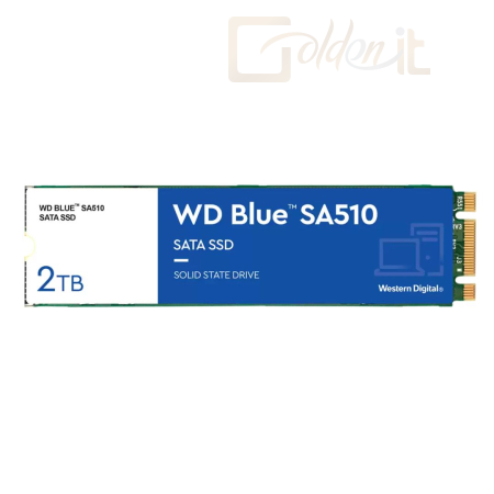 Winchester SSD Western Digital 2TB M.2 2280 SA510 Blue - WDS200T3B0B