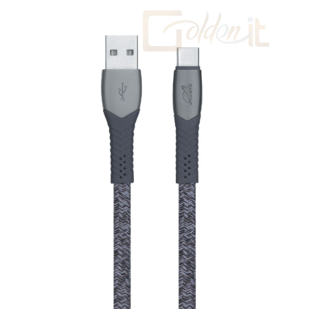 Okostelefon kiegészítő RivaCase Egmont PS6102 GR12 Type-C / USB 2.0 cable 1,2m Grey - 4260403575956