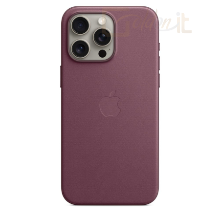Okostelefon kiegészítő Apple iPhone 15 Pro Max FineWoven Case with MagSafe Mulberry - MT4X3