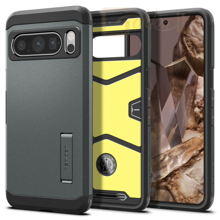 Okostelefon kiegészítő Spigen Google Pixel 8 Pro Tough Armor Abyss Green - ACS06322