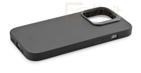 Okostelefon kiegészítő Cellularline Sensation protective silicone cover with MagSafe support for Apple iPhone 15 Plus, black - SENSPLUSIPH15MAXK