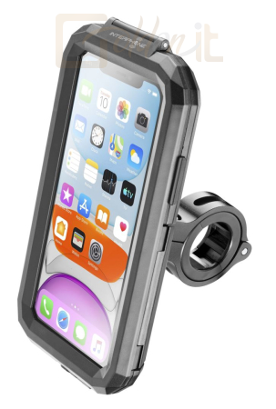 Okostelefon kiegészítő FIXED Interproof waterproof case for Apple iPhone 11, handlebar mount, black - SMIPHONE11