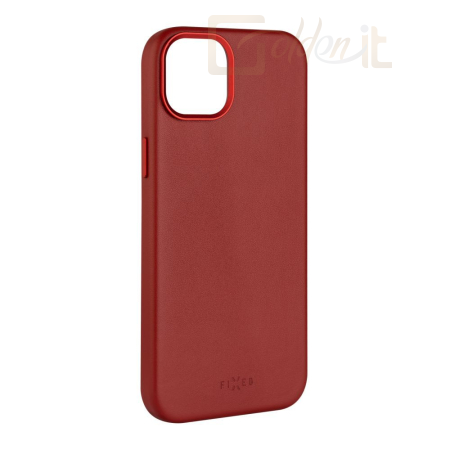 Okostelefon kiegészítő FIXED MagLeather for Apple iPhone 15 Plus, red - FIXLM-1201-RD