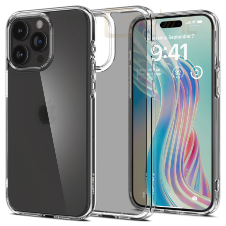 Okostelefon kiegészítő Spigen iPhone 15 Pro Max Case Ultra Hybrid Frost Clear - ACS06567