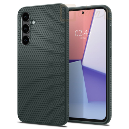 Okostelefon kiegészítő Spigen Samsung Galaxy S23 FE Liquid Air Abyss Green - ACS06367