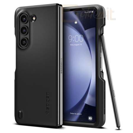 Okostelefon kiegészítő Spigen Thin Fit P (S Pen), black - Samsung Galaxy Z Fold5 - ACS06209