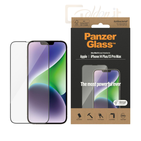 Okostelefon kiegészítő PanzerGlass Apple iPhone 14 Plus/13 Pro Max képernyővédő fólia - PA-2773