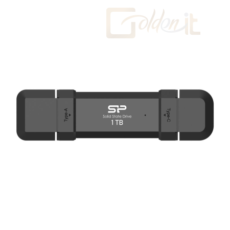 Winchester SSD (külső) Silicon Power 1TB USB-C/USB3.2 DS72 Black - SP001TBUC3S72V1K