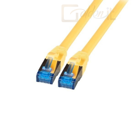 Kábel - Cat6A S/FTP 10m superflex patch kábel sárga