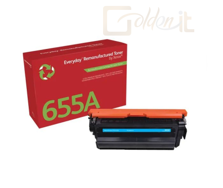 Nyomtató - Tintapatron Xerox HP 655A Cyan utángyártott  toner - 006R04344