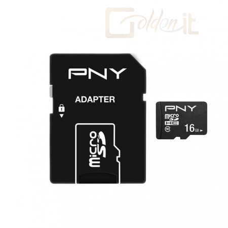 USB Ram Drive PNY 16GB microSDHC Performance Plus Class 10 + adapterrel - P-SDU16G10PPL-GE