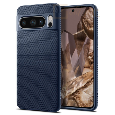 Okostelefon kiegészítő Spigen Google Pixel 8 Pro Liquid Air Navy Blue - ACS06312