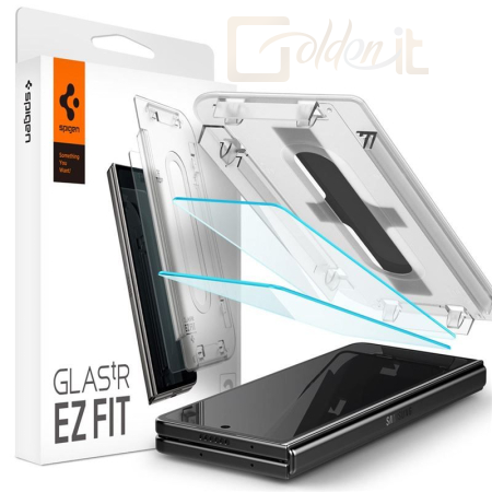 Okostelefon kiegészítő Spigen Glass tR EZ Fit Cover 2 Pack Transparency - Samsung Galaxy Z Fold5 - AGL06523