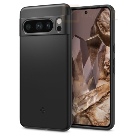 Okostelefon kiegészítő Spigen Google Pixel 8 Pro Thin Fit Black - ACS06325