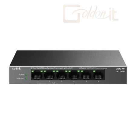 Hálózati eszközök TP-Link LS106LP 6-Port 10/100Mbps Desktop Switch with 4-Port PoE - LS106LP