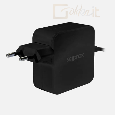 Notebook kiegészitők Approx APPA45C 45W Laptop Power Adapter Type C Black - APPA45C