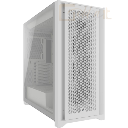 Ház Corsair 5000D Core Airflow Tempered Glass White - CC-9011262-WW