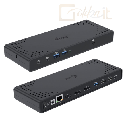 Notebook kiegészitők I-TEC USB-C Triple Display Docking Station Gen 2 + Power Delivery 100W - C31TRIPLE4KDOCKPD