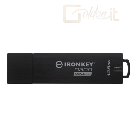 USB Ram Drive Kingston 128GB IronKey D300S (Serialized Standard) Black - IKD300S/128GB