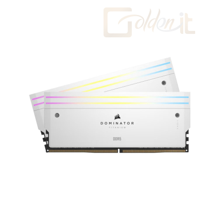 RAM Corsair 96GB DDR5 6600MHz Kit(2x48GB) Dominator Titanium RGB White - CMP96GX5M2B6600C32W