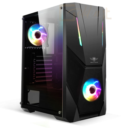 Ház Spirit Of Gamer Rogue V Tempered Glass Black - SOG8002RA