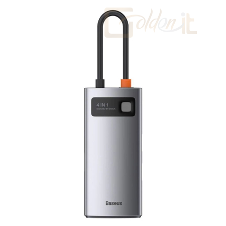 Notebook kiegészitők Baseus Metal Gleam Docking Station Silver - CAHUB-CY0G
