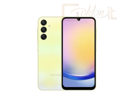 Mobil készülékek Samsung Galaxy A25 5G 128GB DualSIM Yellow - SM-A256BZYDEUE