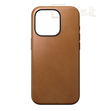 Okostelefon kiegészítő Nomad iPhone 15 Pro Modern Leather Case English Tan - NM01615385
