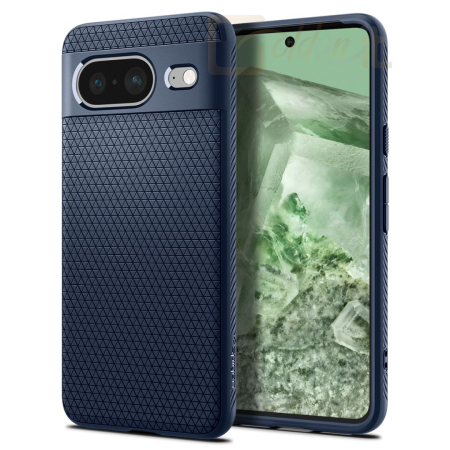 Okostelefon kiegészítő Spigen Google Pixel 8 Liquid Air Navy Blue - ACS06275