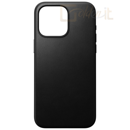 Okostelefon kiegészítő Nomad iPhone 15 Pro Max Modern Leather Case Black - NM01618485