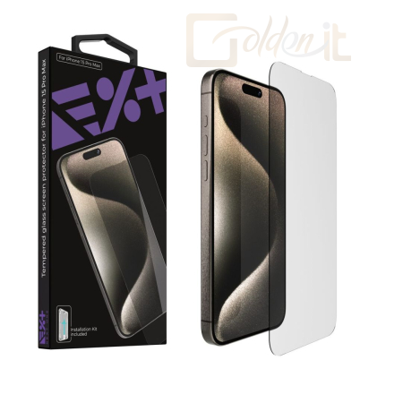 Okostelefon kiegészítő Next One Tempered Glass Screen Protector for iPhone 15 Pro Max - IPH-15PROMAX-TMP