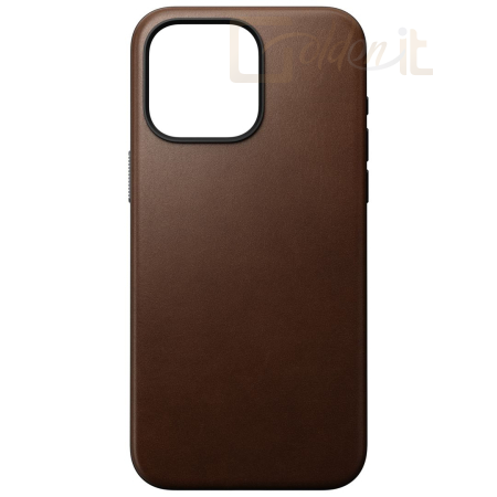 Okostelefon kiegészítő Nomad iPhone 15 Pro Max Modern Leather Case Rustic Brown - NM01619185