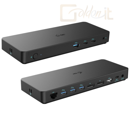 Notebook kiegészitők I-TEC USB-C Triple Display Docking Station Gen 2 Pro + Power Delivery 100W - C31TRIPLEDOCKPDPRO2