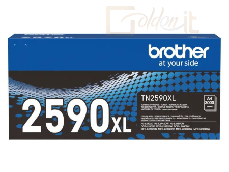 Nyomtató - Tintapatron Brother TN-2590XL Black toner - TN2590XL