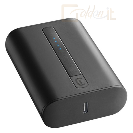 Powerbank vésztöltők Cellularline Thunder 10000mAh Powerbank Black - PBNEWTANK10000K