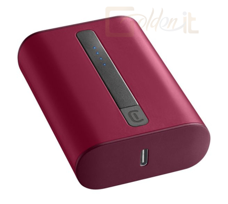 Powerbank vésztöltők Cellularline Thunder 10000mAh Powerbank Red - PBNEWTANK10000R