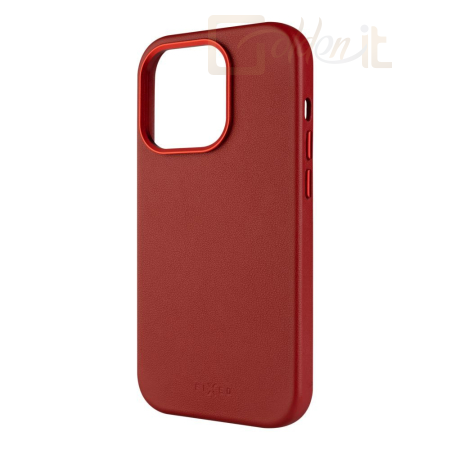 Okostelefon kiegészítő FIXED MagLeather for Apple iPhone 13 Pro, red - FIXLM-793-RD