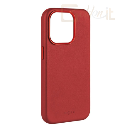 Okostelefon kiegészítő FIXED MagLeather for Apple iPhone 14 Pro, red - FIXLM-930-RD